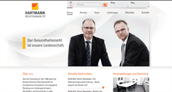 Desktop Screenshot of hartmann-rechtsanwaelte.de